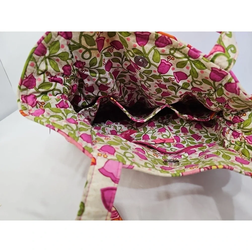 Vera Bradley - Lilli Belle‎ - Medium Size Basket / Craft Tote -